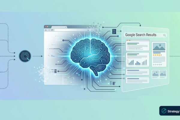 Illustration showing why ChatGPT ignores website content with a diagnostic self-audit checklist for AI visibility